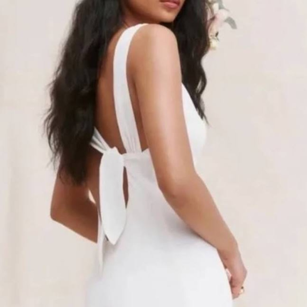 Reformation Barletta Dress Ivory size 4